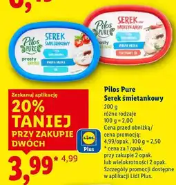 Lidl Serek śmietankowy oferta