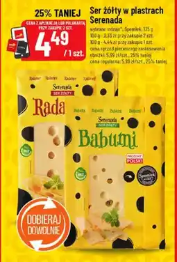 Polomarket Ser żółty w plastrach Rada, Babulmi oferta