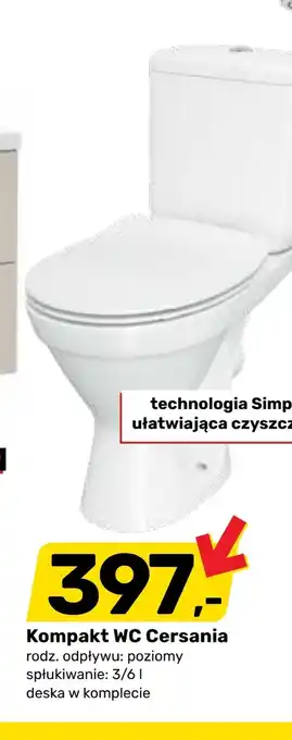 Bricomarche Kompakt wc Cersania oferta
