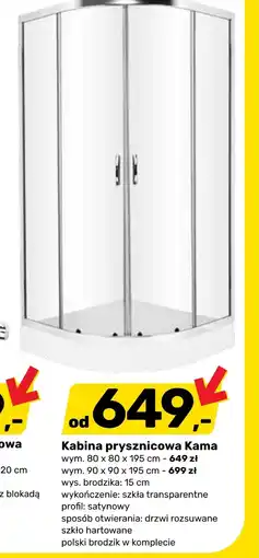 Bricomarche Kabina prysznicowa Polski oferta