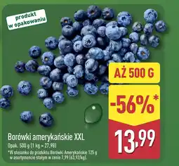 ALDI Borówki amerykańskie oferta