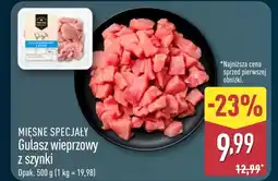 ALDI Gulasz wieprzowy Mięsne Specjały oferta