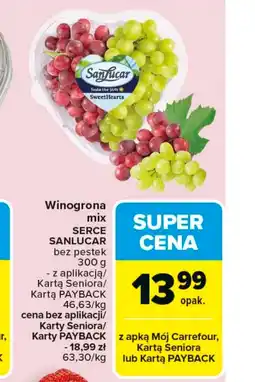 Carrefour Winogrona Sanlucar oferta