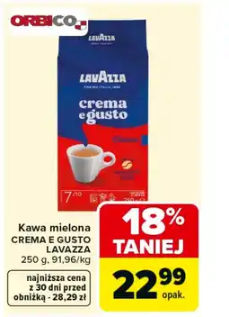 Carrefour Kawa mielona Lavazza oferta