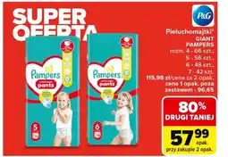 Carrefour Pieluchomajtki Pampers oferta