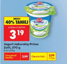 Biedronka Jogurt naturalny Primo oferta