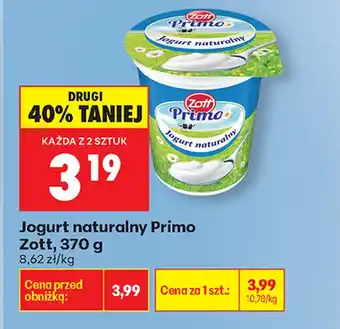 Biedronka Jogurt naturalny Primo oferta