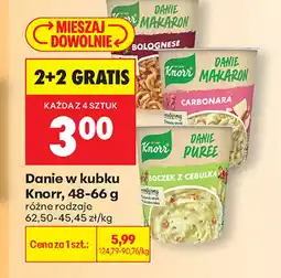 Biedronka Danie błyskawiczne Knorr oferta