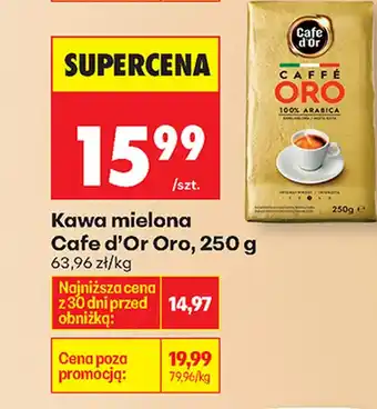 Biedronka Kawa mielona Cafe d'Or oferta