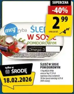 Arhelan Śledź w sosie pomidorowym oferta