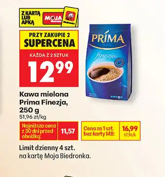 Biedronka Kawa mielona Prima oferta