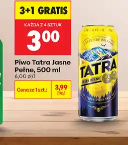Biedronka Piwo Tatra oferta