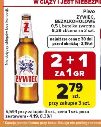 Carrefour Express Piwo bezalkoholowe Żywiec oferta