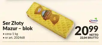Ser Złoty Mazur - blok