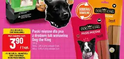 Polomarket Paski mięsne dla psa z drobiem lub wołowiną Dog the King oferta