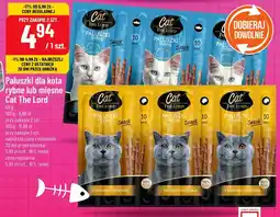 Polomarket Paluszki dla kota rybne lub mięsne Cat The Lord oferta