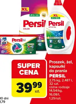 Carrefour Persil proszek, żel, kapsułki do prania 2,75 kg, 2,487 l, 32 szt oferta