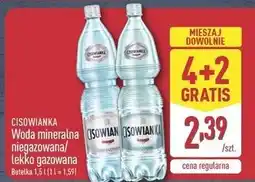 ALDI Woda lekko gazowana Cisowianka oferta