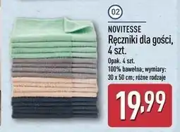 ALDI Ręcznik dla gości 30 x 50 cm Novitesse oferta