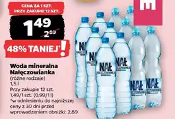Netto Woda mineralna nałęczowianka oferta