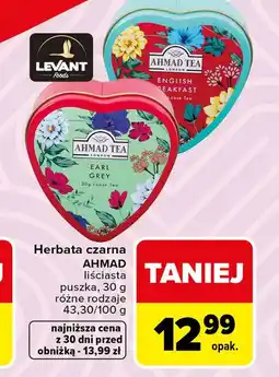 Carrefour Puszka Ahmad tea oferta