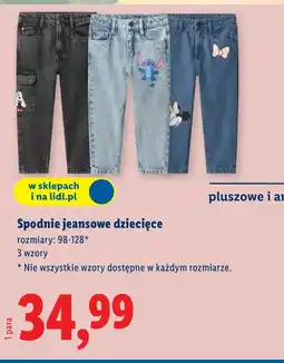 Lidl Spodnie dziecięce oferta