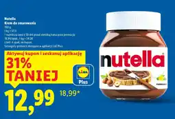 Lidl Krem do smarowania Nutella oferta