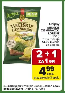 Carrefour Express Chipsy Wiejskie ziemniaczki oferta