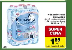 Carrefour Express Woda mineralna Primavera oferta