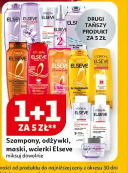 Auchan Elseve szampony, odżywki, maski oferta