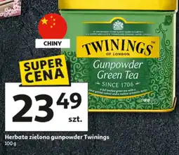 Auchan Herbata zielona gunpowder Twinings oferta