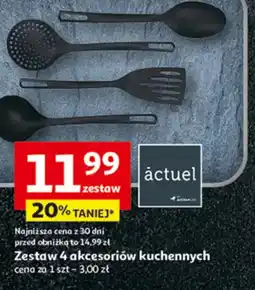 Auchan Actuel Zestaw 4 akcesoriów kuchennych oferta