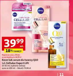 Auchan Nivea Krem lub serum do twarzy oferta