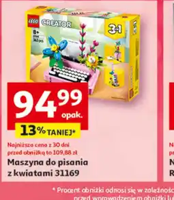 Auchan LEGO Creator Maszyna do pisania z kwiatami oferta