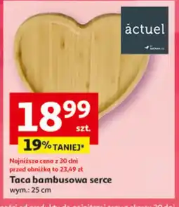 Auchan Actuel Taca bambusowa serce oferta