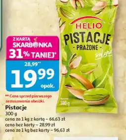 Auchan Helio Pistacje prażone oferta