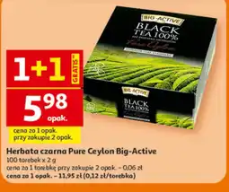 Auchan Herbata czarna Pure Ceylon Big-Active oferta