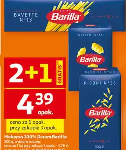 Auchan Barilla Makaron 100% Durum oferta