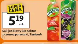 Auchan Tymbark Sok jabłkowy lub nektar oferta