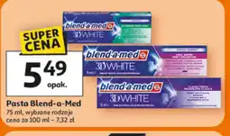 Auchan Blend-a-Med Pasta 3D White oferta