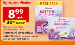 Auchan Chusteczki wyłapujące kolor Auchan oferta