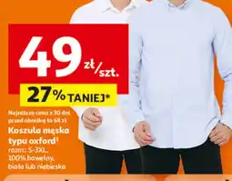 Auchan Koszula męska typu oxford oferta