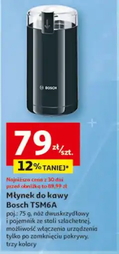 Auchan Młynek do kawy Bosch TSM6A oferta