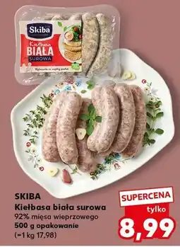 Kaufland Kiełbasa biała surowa 92% mięsa wieprzowego oferta
