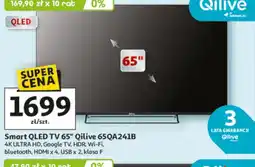 Auchan Smart QLED TV 65" Qilive 65QA241B oferta