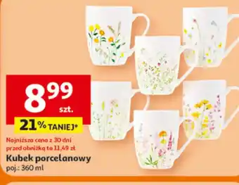 Auchan Kubek porcelanowy oferta