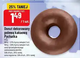 Polomarket Donut dekorowany polewą kakaową oferta