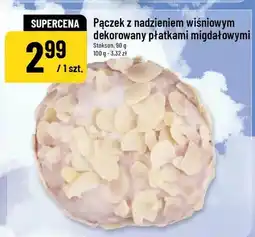 Polomarket Pączek z nadzieniem wiśniowym dekorowany płatkami migdałowymi oferta