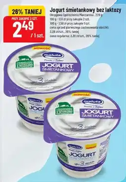 Polomarket Jogurt śmietankowy bez laktozy oferta