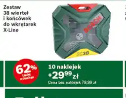Auchan Bosch zestaw wierteł X-Line oferta